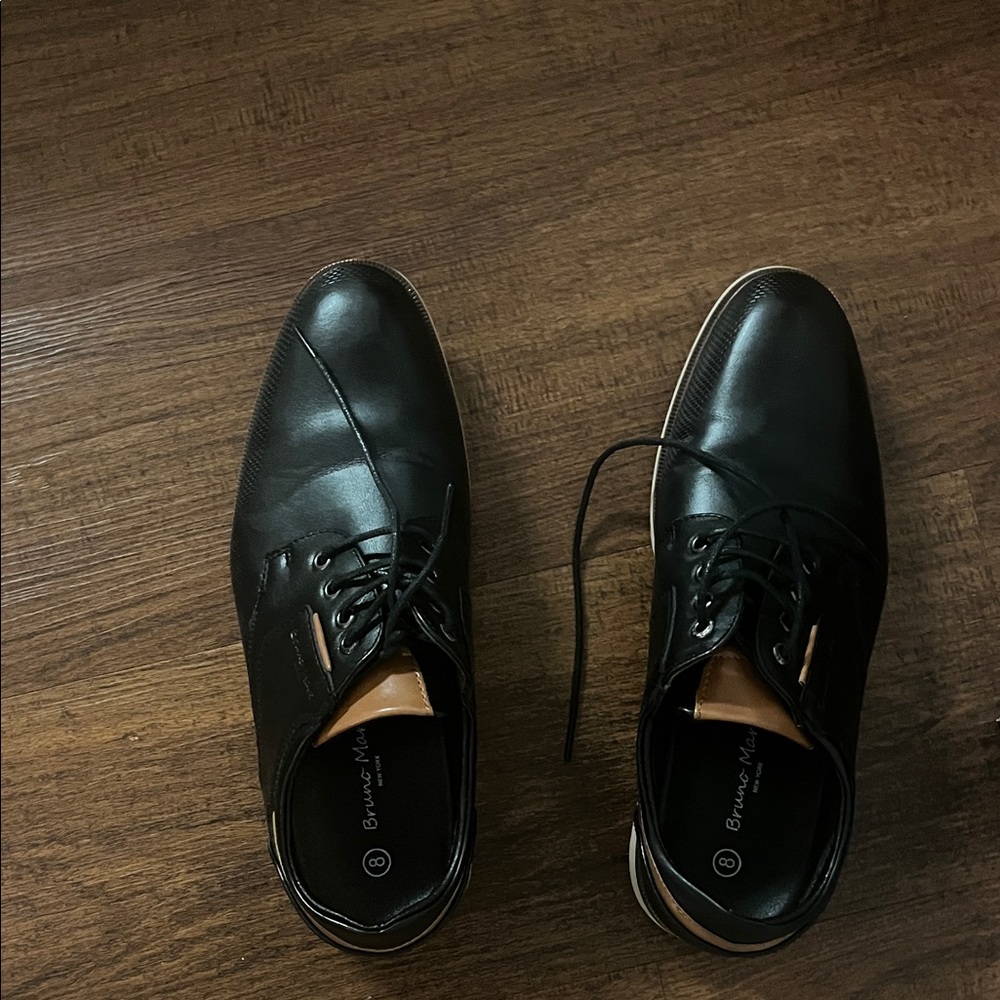 Classic Black Oxfords by Bruno Marc